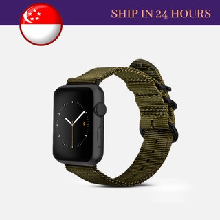 Nylon Apple Watch Strap Band iWatch Strap Loop - for Apple Watch 6/5/4/3/2/1 [38mm 40mm 42mm 44mm]