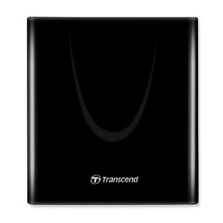 Transcend 8K Extra Slim Portable DVD Writer Optical Drive (TS8XDVDS-K) (Black)