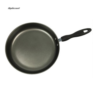 26cm Metal Non-stick Restaurant Kitchen Cooking Egg Steak Flat Fry Pan Cookware