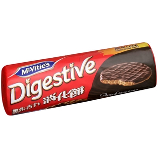 McVitie's Digestive Wheat Biscuits, Dark Chocolate, 3 packs, 300g each