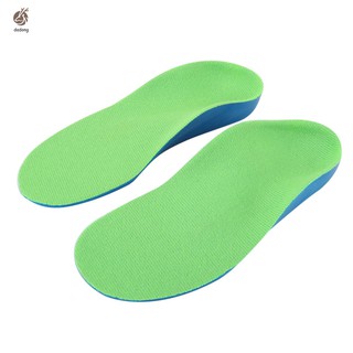 1 Pair Children Insoles Orthotics Soft Breathable Feet Care Tool Kid Shoes Flat Foot Arch Support Co