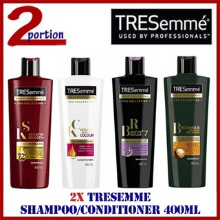[Bundle of 2] TRESemme Shampoo / Conditioner 400ml / For Coloured Hair / Damage Control