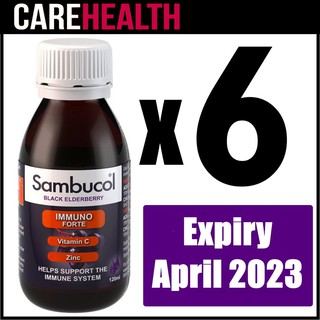 Sambucol Immuno Forte (120ml) with AntiVirin® Action + Vitamin C & Zinc (Suitable for Kids 3 years above to Adult) (1)