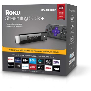 Roku | HD/4K/HDR Streaming Media Player w/ Premium HDMI Cable
