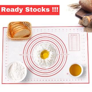 Non-Stick Silicone Silicon Baking Bake Bakery Mat Mats Sheet Sheets Tools Tool Heat Resistance Table Placemat Pad Pastry Board Rolling Dough Mats with Measurement Oven Liner