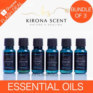 [FLASH DEAL!] BUNDLE OF 3 PROMO. 30ml Aromatherapy Essential Oils. <50 Scents>