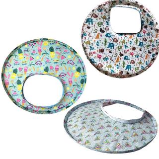 RUN☆ Baby Feeding Saucer High Chair Cover Prevents Food and Toys Falling to Floor Pad (1)