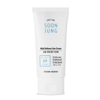 Etude House Soon Jung Mild Defence Sun Cream SPF49/PA++ 50ml