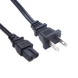 18AWG Universal Wall Cable US NEMA-1-15P to IEC320 C7 AC Power Cord Compatible with Vizio E-M-Series HDTV,Sharp,Smart LED TV PS1