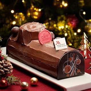 [Singapore Marriott Tang Plaza Hotel 2021] Signature Chocolate Fudge Log Cake (1kg)