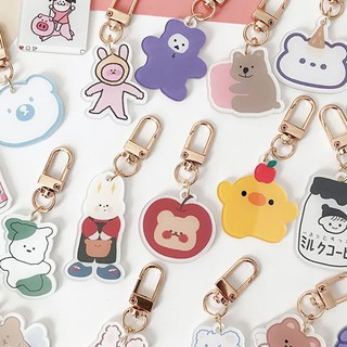 Ins Cute Keychain for AirPods Pro Case Headphone Accessories