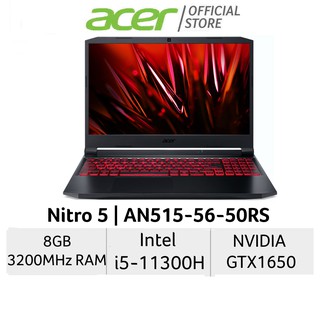 [2021 Model] Acer Nitro 5 AN515-56-50RS 15.6 inch FHD IPS Gaming Laptop | 11 Gen Intel i5-11300H | NVIDIA GTX1650