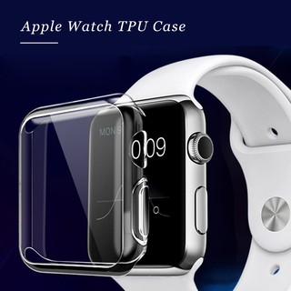 [Spot goods] 38mm/42mm Ultra Thin Transparent Soft TPU Protective shell Case For Apple Watch