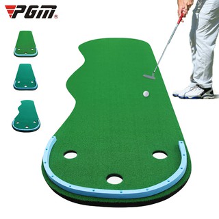PGM Golf Putting Green Family Practicing Portable Putting Mini Golf Green Practice Exercises Blanket Kit Mat Indoor Training