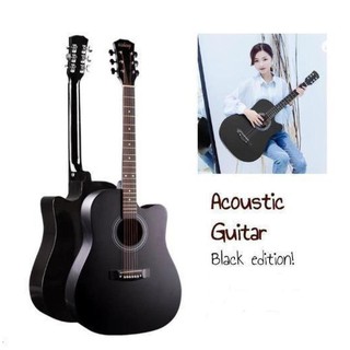 Acoustic Black Guitar