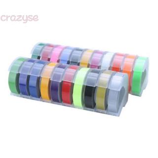 Durable 3D Manual Refill For DYMO MOTEX 5 Colors Part Replacement Label Tape