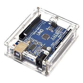 Arduino ATmega328P CH340G UNO R3 Board + USB Cable +Acrylic Box Case Kit