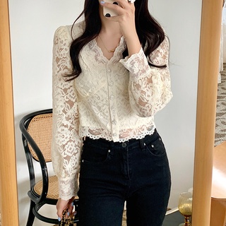 Love Home, Romantic Knitted Blouse Coat Thin Outer Knitted