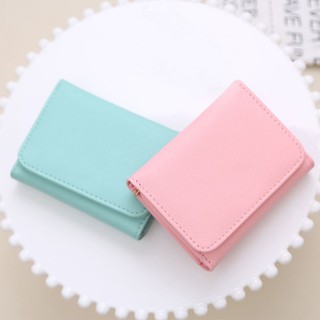 7 Color Women Short Fold Wallets