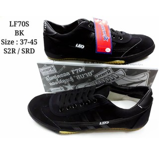 [Shop Malaysia] LEO 70's Futsal Shoes Black (From Thai) #READY STOCK#