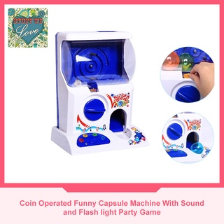 Coin Operated Funny Capsule Machine With Sound and Flash light | Party Game
