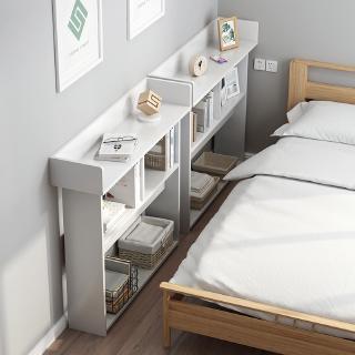 Simple modern bedroom bedside file storage cabinet multifunctional wooden large capacity bedside shelf