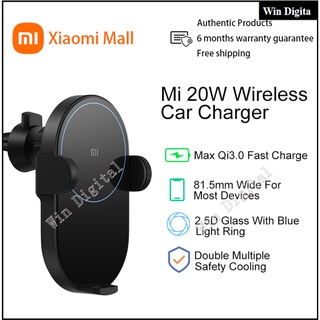☆In Stock☆ NextDay Shipping Xiaomi Mi 20W Max Qi Wireless Car Charger with Intelligent Infrared Sensor Fast Charging Car