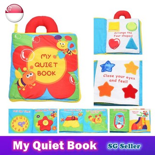 【Ready Stock】My Quiet Book★Baby Cloth Book√Early Childhood Educational Toy√Toddler Toy√Premium Quality♥Fast Delivery√