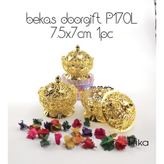 [Shop Malaysia] Bekas doorgift P170L & P-170F bekas hadiah 7.5x7cm candy cookies coklat wedding door gift door gifts 1pc
