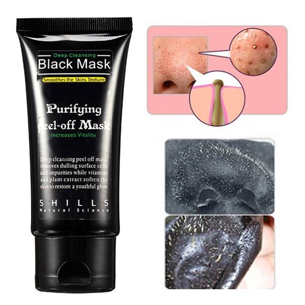1SHILLS Deep Cleansing Blackhead Peel-off Removal Black Mask 50mL (1)