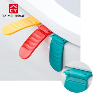 【YM】spot toilet cover implement toilet seat fold handle portable uncovering toilet cover handle silicone toilet cover sanitary and clean toilet handle