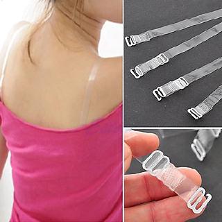 Women's Transparent Widened Frosted Invisible Adjustable Non-Slip Bra Straps