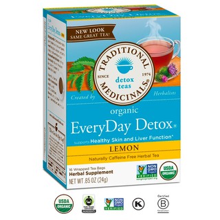 Traditional Medicinals Everyday Detox Lemon Herbal Tea