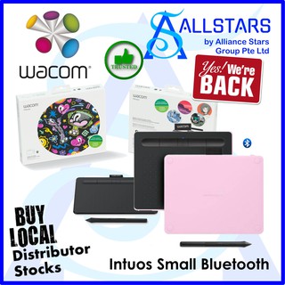 (ALLSTARS) Wacom Intuos Small Bluetooth Creative Pen Tablet (Black : CTL-4100WL/K0-C / Berry : CTL-4100WL/P0-C)
