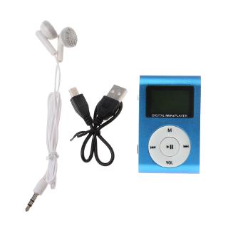 SD LCD Mini Screen Slot MX801 Card Player Metal TF USB Micro MP3 Clip Music