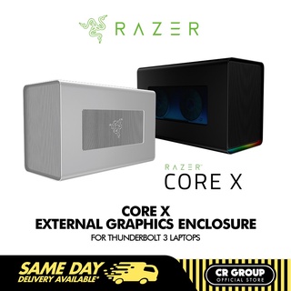 Razer Core X External Graphics Enclosure for Thunderbolt™ 3 Laptops | Black, Mercury, Chroma