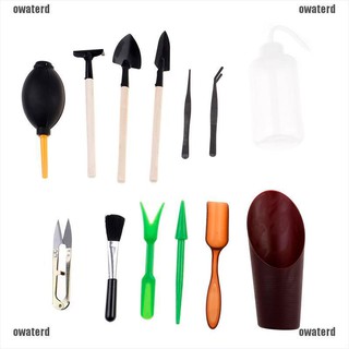 openwaterd 13Pcs mini garden hand tools transplanting tools succulent tools miniature tool