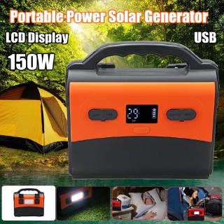 100W Max 40800mAh Inverter Portable Solar Generator Modified sine wave Power Supply LCD Display Energy Storage Outdoor