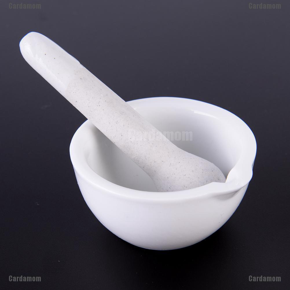 [Com&Ele] 6 ml porcelain pestle and mortar mixing bowls polished game - white