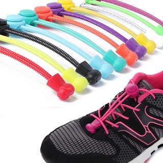 No Tie Shoe Laces Elastic Lock Sports Runners Trainer