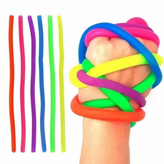 1pcs Children Adult Decompression Toy Noodle Stretch String Rubber TPR Rope Jokes Fidget Autism Anti Stress Relief Toys