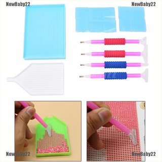 NBY 5D DIY diamond painting tools box sticky pen embroidery cross stitch tool kit