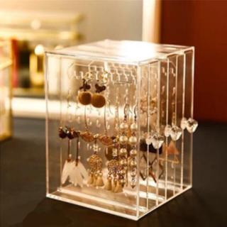 Earrings Organizer Holder Storage Box Jewellery Display Stand Acrylic Large Capacity Household