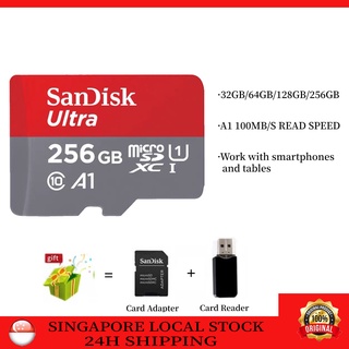 【SG Local Stock】Memory Card 256Gb 128Gb 64Gb 32Gb MicroSD Card A1 C10 memory card