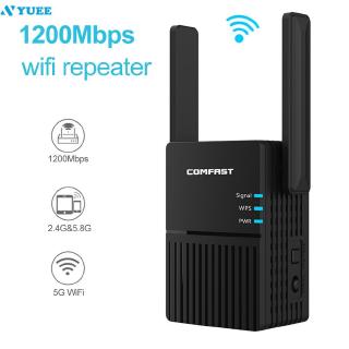 ✔✔ 1200Mbps Long Range Dual Band 2.4+5Ghz Wireless Wifi Router High Power Wifi Repeater Wifi Extender Wlan Wi-fi Amplifer 【Yuee】