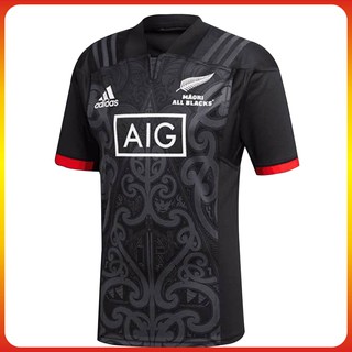 New Zealand Maori All Blacks 2018 S/S Rugby Shirt Size:S-5XL