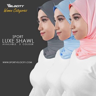 [READY STOCK] Ameyna Sport Luxe Pro Shawl Sport Hijab Muslimah SHA-001