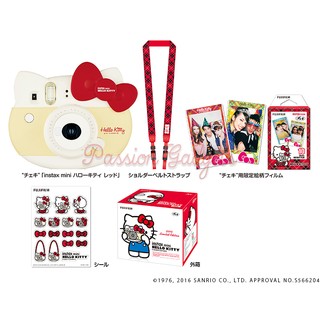 🔥SG SELLER🔥 Mini 8 Hello Kitty Face Red Japan Bunde Limited Edition 2016 + 1 pack Free Random Film