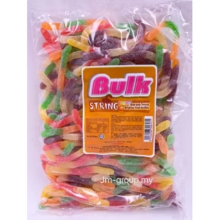 800g Bulk String Assorted Fruit Gummy Candy Sugar Kenyal Flavor Fruit Flavor (LOCAL READY STOCKS)