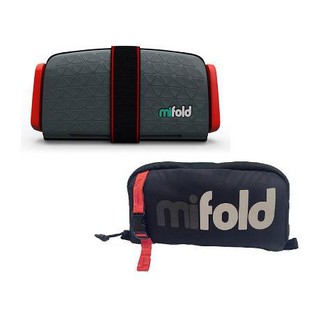 mifold Grab-and-Go Booster Seat and Carry Bag, Slate/Grey mifold Booster and Car
